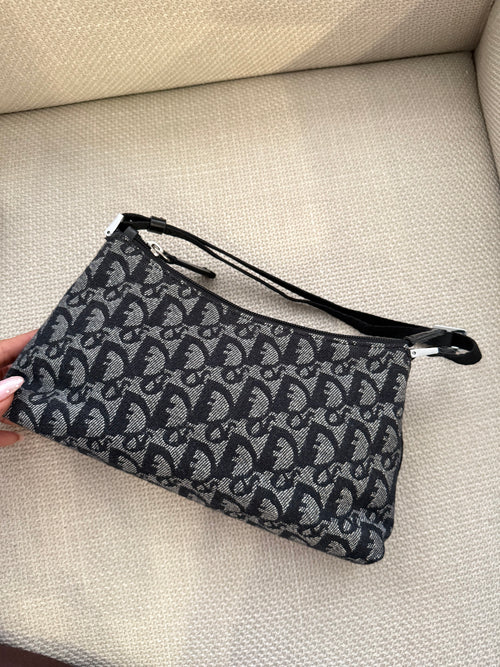 Christian Dior Trotter Canvas Shoulder Bag