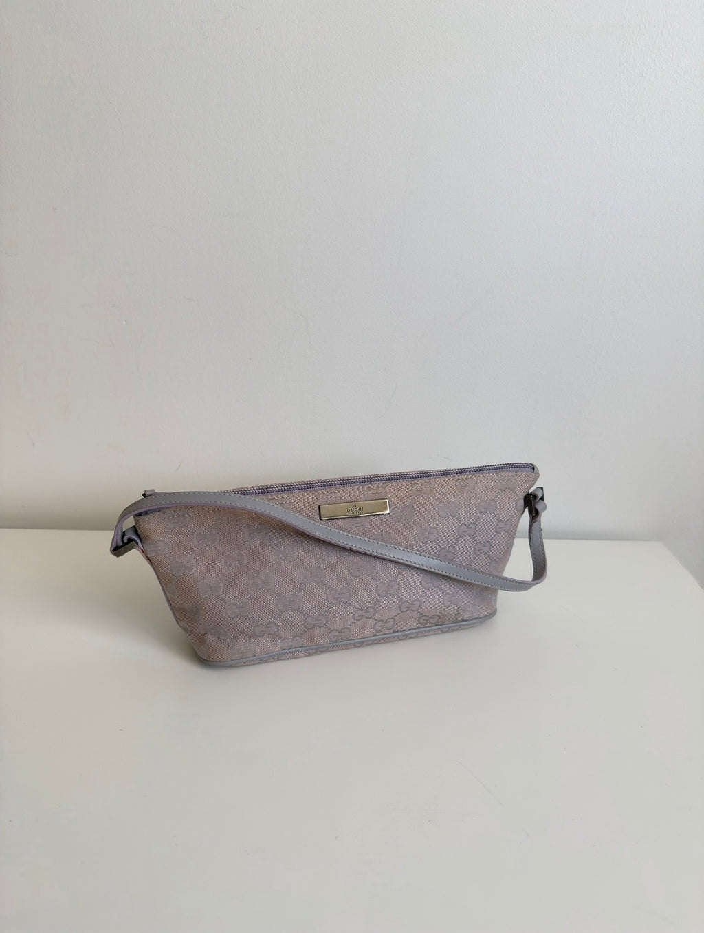 Gucci GG Canvas Boat Bag Lavender