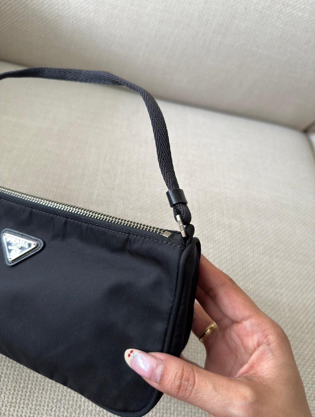 Prada Re-Edition Nylon Mini Shoulder Bag – Black