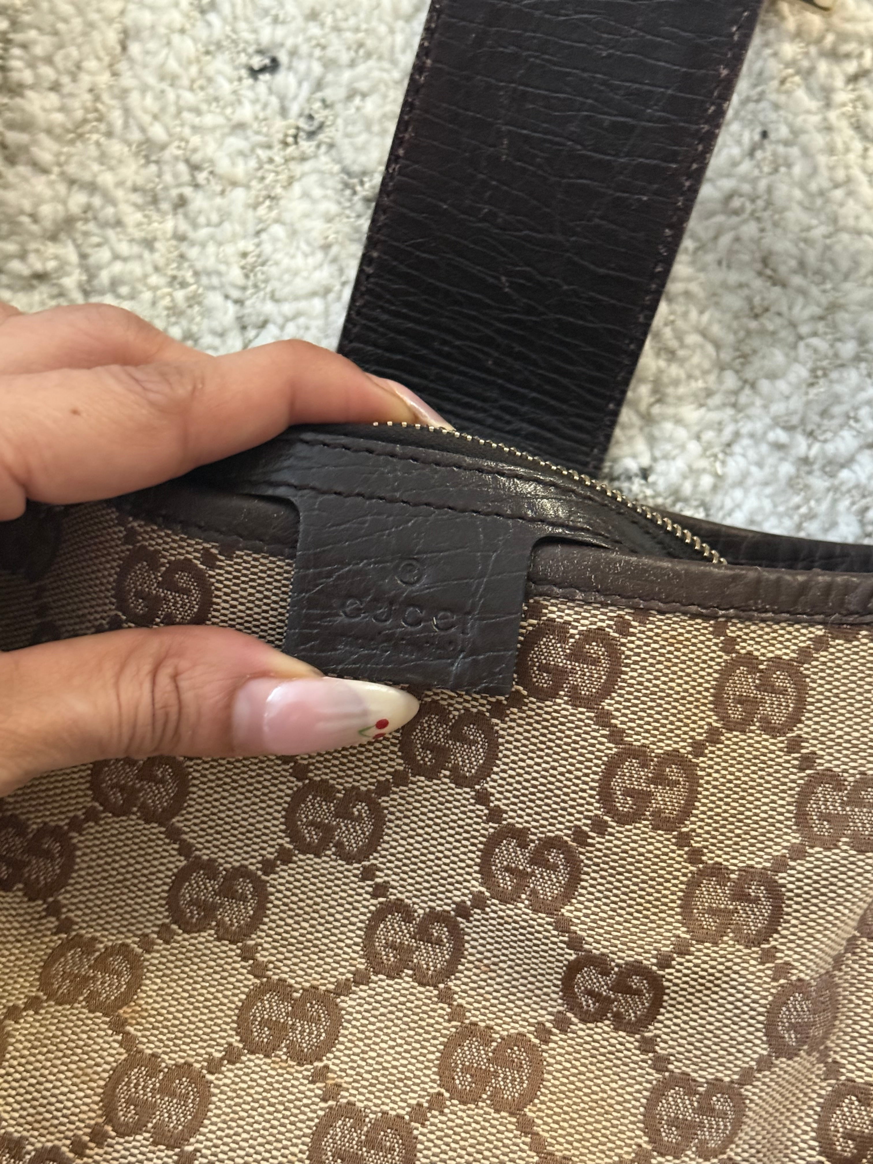 Gucci GG Canvas Horsebit Shoulder Bag