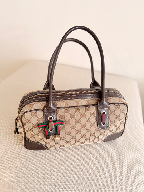 Gucci GG Canvas Princy Boston Bag