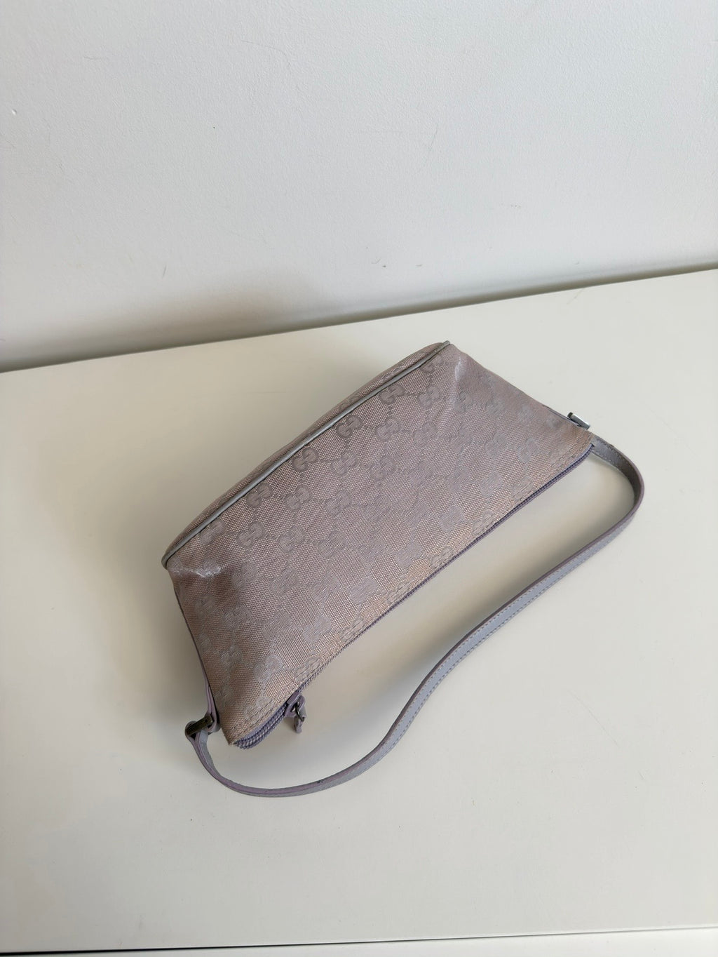 Gucci GG Canvas Boat Bag Lavender