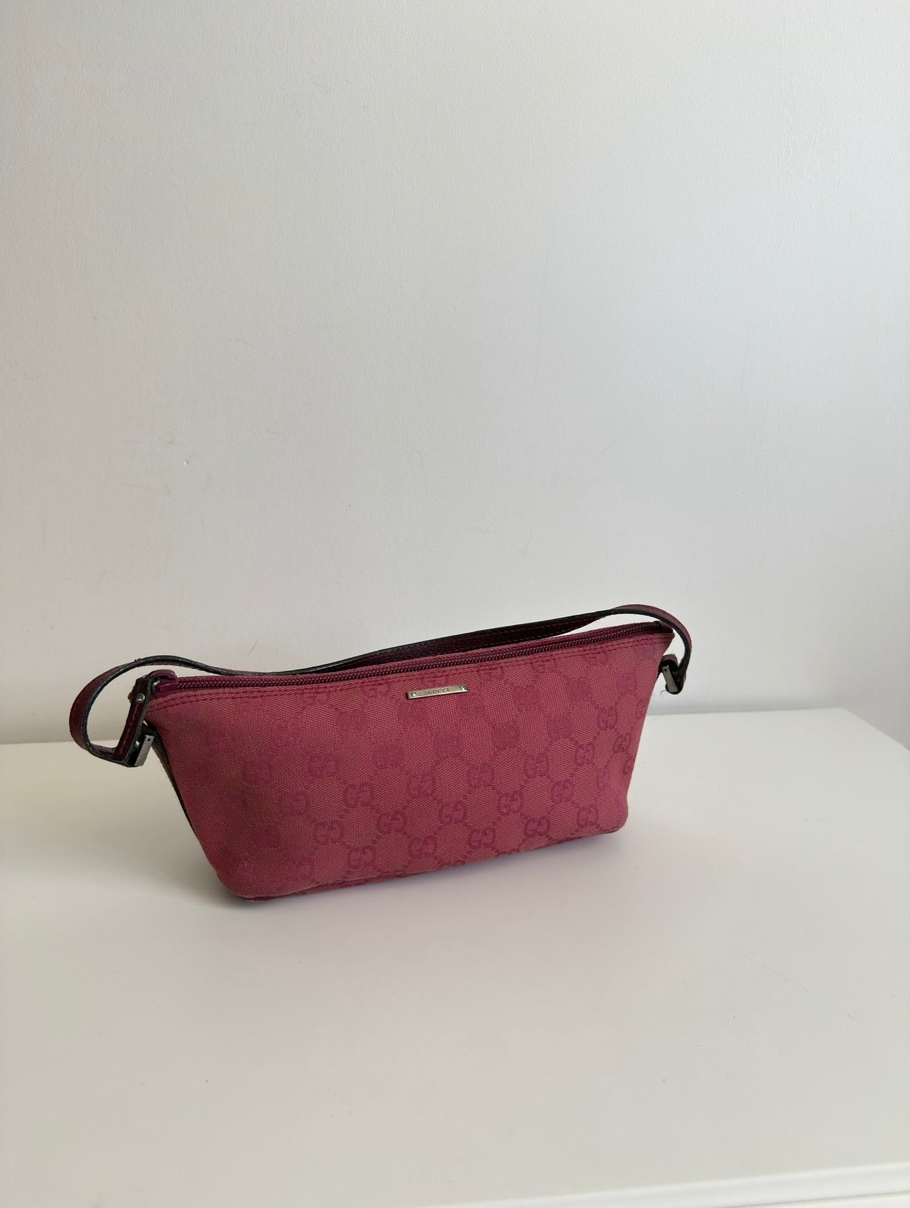 Gucci GG Canvas Boat Bag – Raspberry Pink